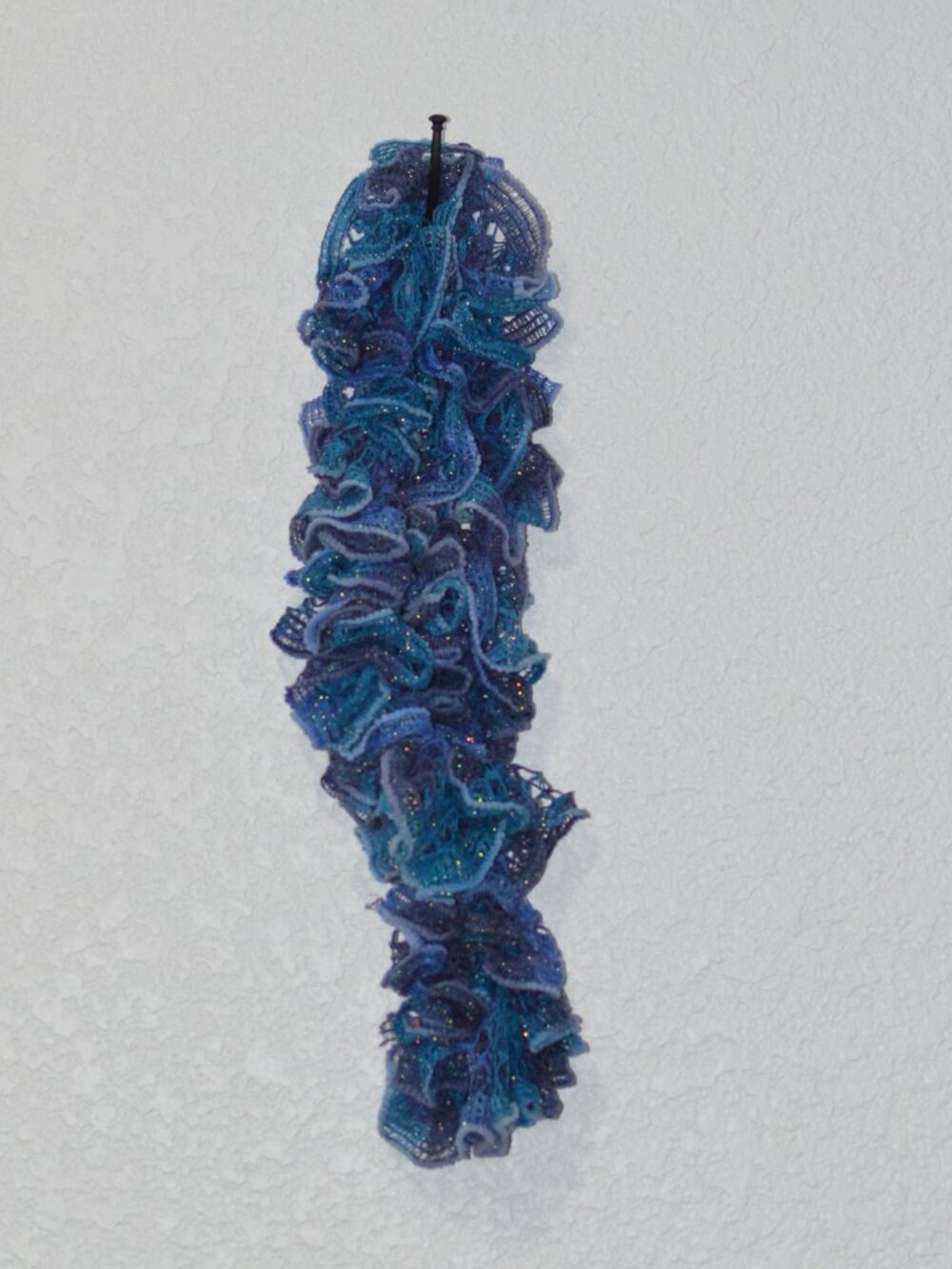 Homemade Blues Ruffle Scarf - Picture 2 of 2